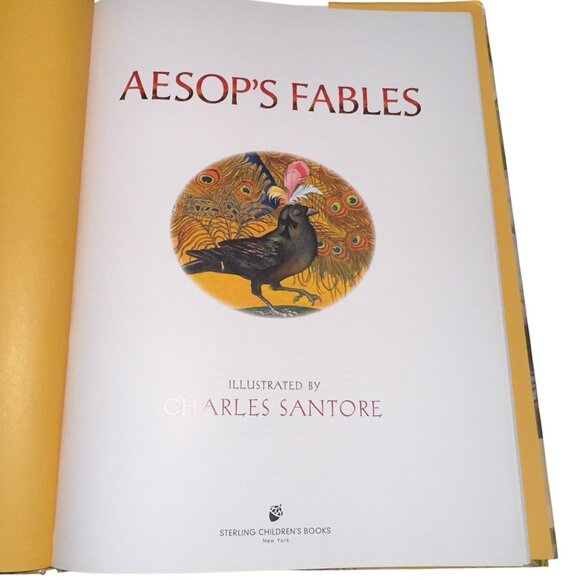 AESOP'S FABLES Illustrated by Charles Santore 2010 HC/DJ Kohl's Cares Hardcover - Picture 3 of 6